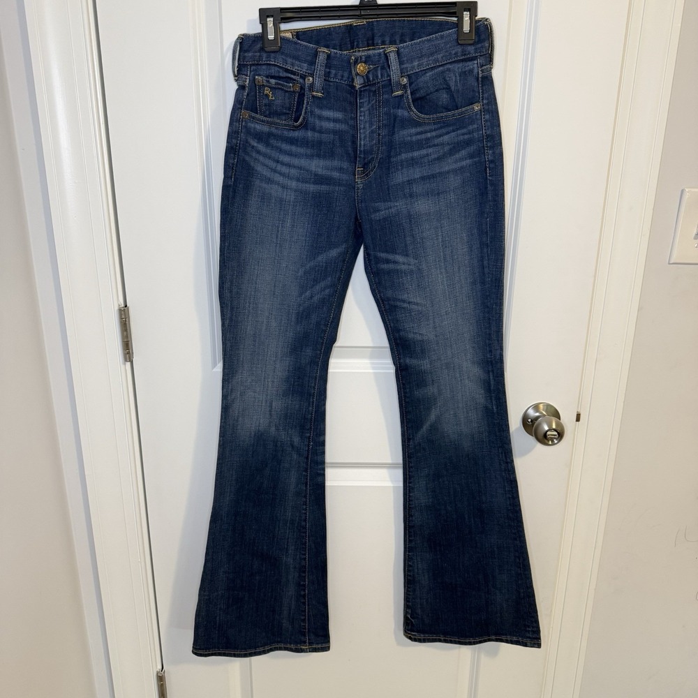Ralph Lauren Women's Size 27x32 Jeans Bootcut Flare 2016 Vibe Med Wash Mid Rise